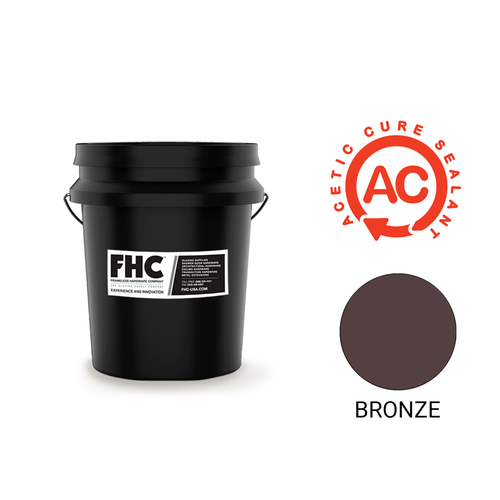 S150 Series Acetic Cure Silicone Sealant Pail - Bronze