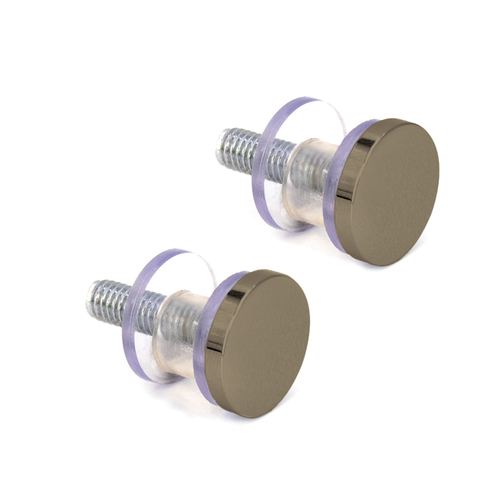 PHRN Handle Stud Replacement M6-1 Thread 3/4" Diameter (2 Pcs.) - Brushed Bronze