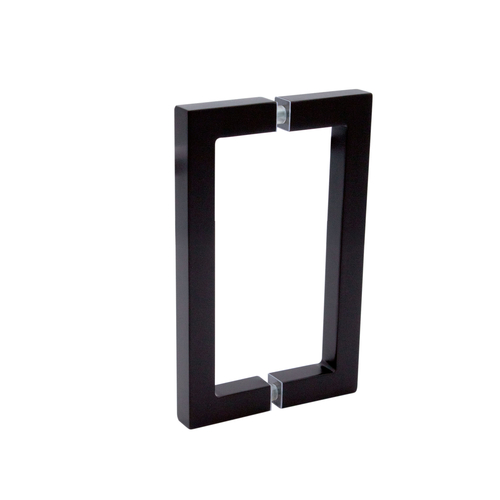 6" Center-to-Center Square Pull - Oil Rubbed Bronze