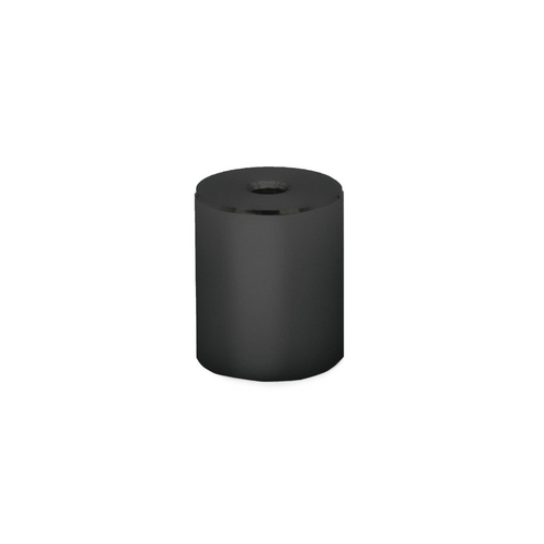 2" Diameter x 1-1/4" Tall Standoff Base - Textured Matte Black