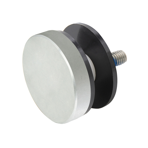 2" Diameter Replacement Cap - Brushed Stainless