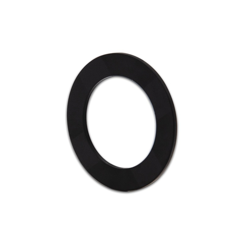 3" Trim Ring for 2" Diameter Standoffs - 1/8" Thick - Matte Black