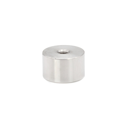 1-1/2" Diameter x 1-1/2" Tall Standoff Base - Polished Stainless