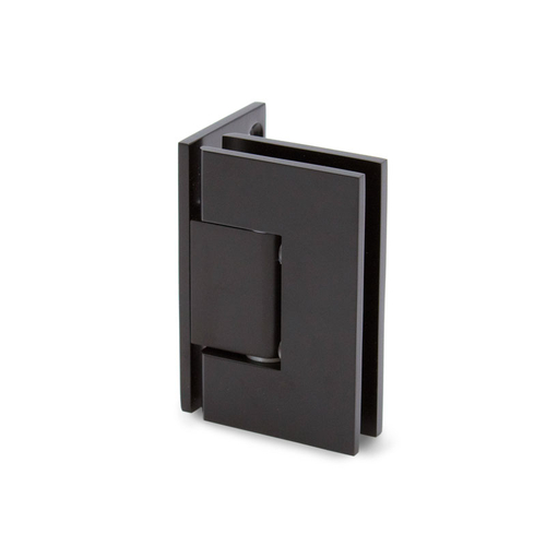 Junior Glendale 5 Degree Positive Wall Mount Hinge Full Offset Back Plate 1/4" Glass - Oil Rubbed Bronze