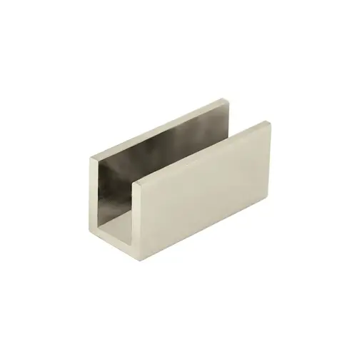 Glass Clip for 1/2" Glass - Polished Nickel