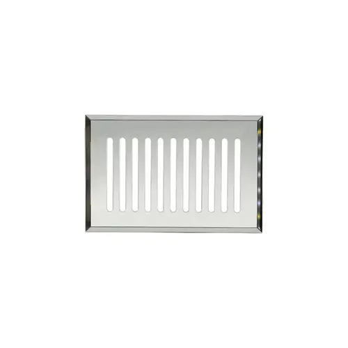 8" x 12" Glass Mirror Grille Plate