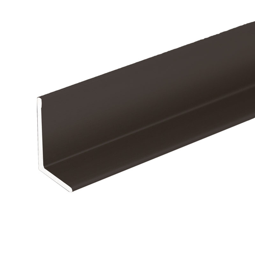 5/16" Alum L-Angle Extrusion- Dark Bronze Anodized  23" Length - pack of 50