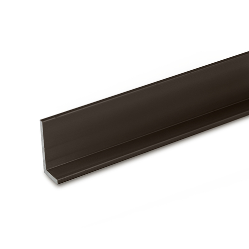 L-Bar 3/8"Extrusion - Dark Black/Bronze Anodized  95" Length - pack of 50