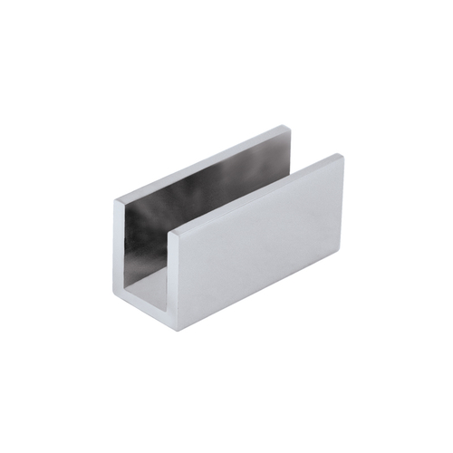 Glass Clip For 1/2" Glass - Polished Chrome