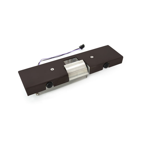 Single Door Electric Strike Stop Kit With HS3101FS Installed - Oil Rubbed Bronze