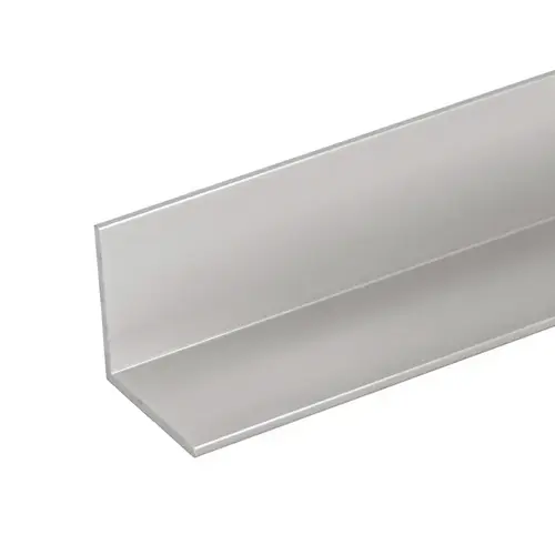 2" x 2" Aluminum L-Bar - Clear Anodized  24" Length