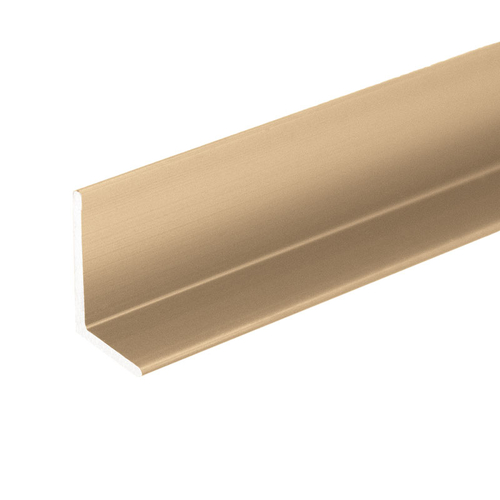 5/16" Alum L-Angle Extrusion- Brite Gold Anodized  18" Length