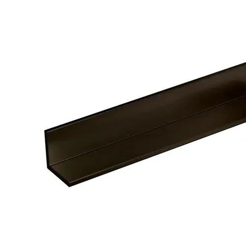 1.5" x 1.5" Aluminum L-Bar Dark Bronze Anodized  60" Length