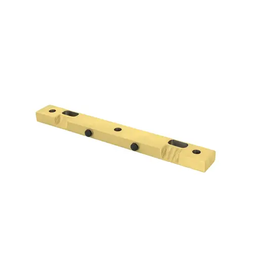 Double Door Manual Strike Stop Kit For Panic Handles - Satin Brass