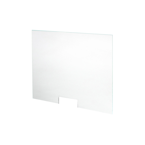 1/4" Clear Tempered Glass With Pass-Thru 30" Wide X 25-1/2" Tall