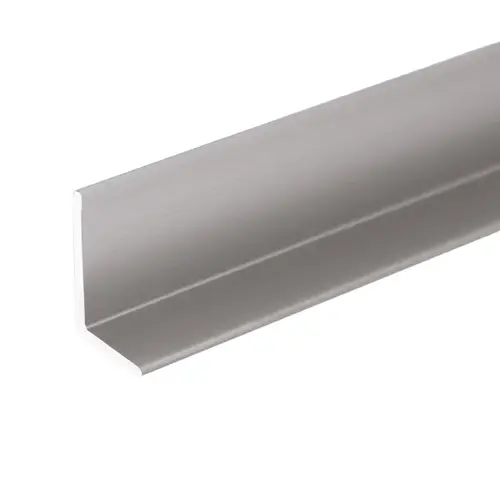 Alum L-Angle Extrusion .875" Back .375 Leg .0625" Wall Thickness Satin Anodized  23" Length - pack of 25