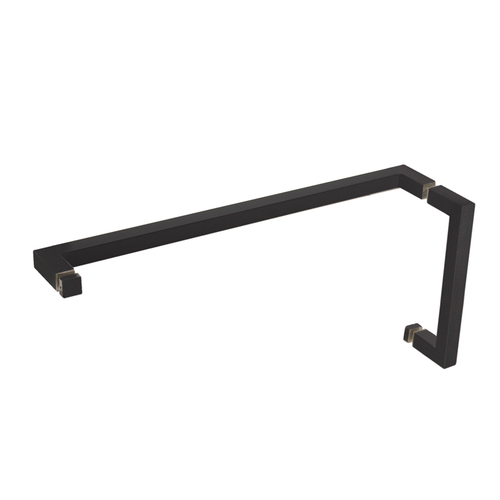 8" X 18" Square Pull / Towel Bar Combo - Oil Rubbed Bronze