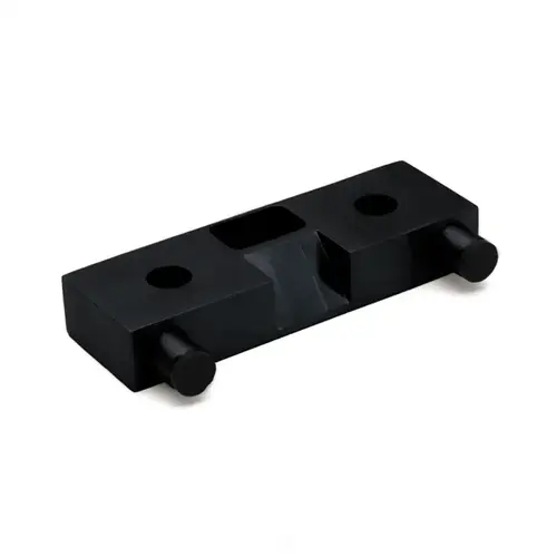 Single Door Manual Strike Stop Kit For Panic Handles - Matte Black