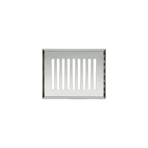 8" x 10" Glass Mirror Grille Plate