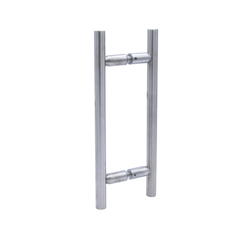 12" Ladder Handle Back-to-Back - Brushed Nickel