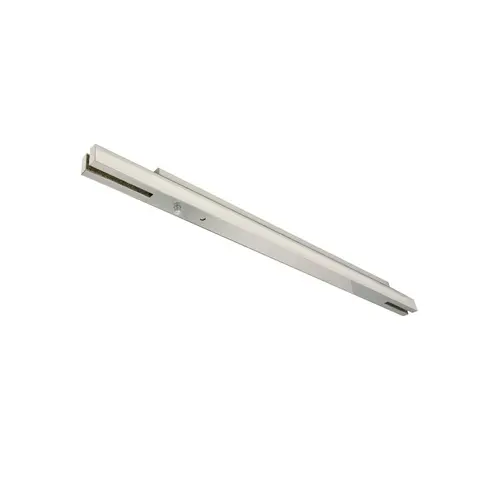 1-7/8" x 1-5/8" x 36" Stock Narrow Width Floating Header for Single Door 1/2" Glass - Polished Stainless