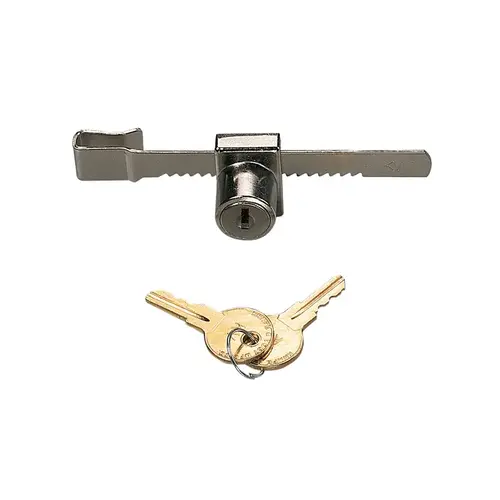 Showcase Keyed Ratchet Lock For 1/4" Glass