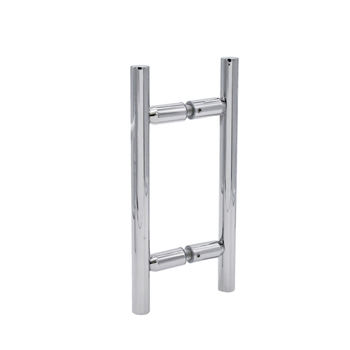 10" Ladder Handle Back to Back - Polished Chrome