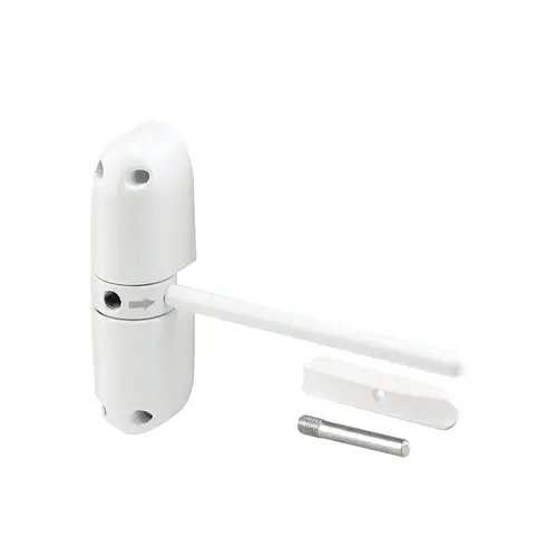 Safety Spring Door Closer - 4-3/4" Arm - Ul Listed - Diecast - White (Single Pack)