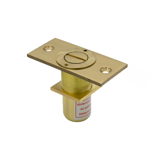 Dust Proof Keeper Locking - Polished Brass