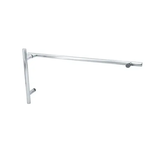 6" x 24" Ladder Pull/Towel Bar Combo - Polished Chrome