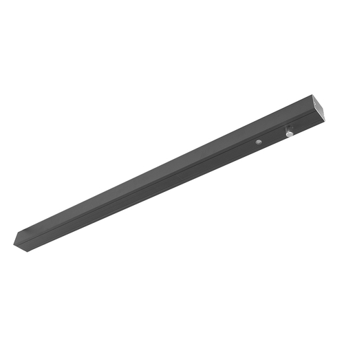 1-7/8" x 1-5/8" x 36" Narrow Width Single Header - 1/2" Glass - Matte Black