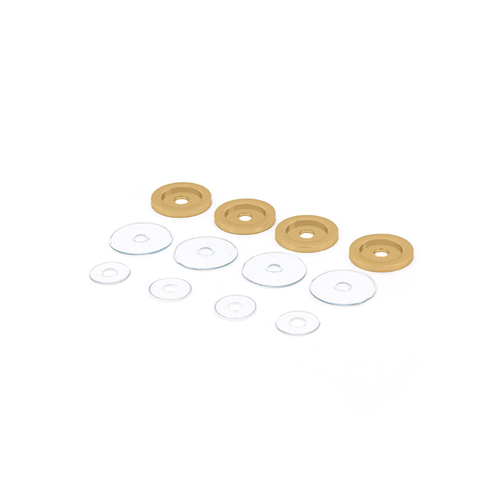 Replacement Washers for Shower Door Pulls 1-1/4" Diameter - Satin Brass