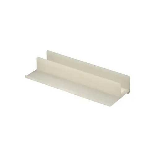 Sliding Shower Door Bottom Guide - 5/8" Channels - Plastic Construction (Single Pack)