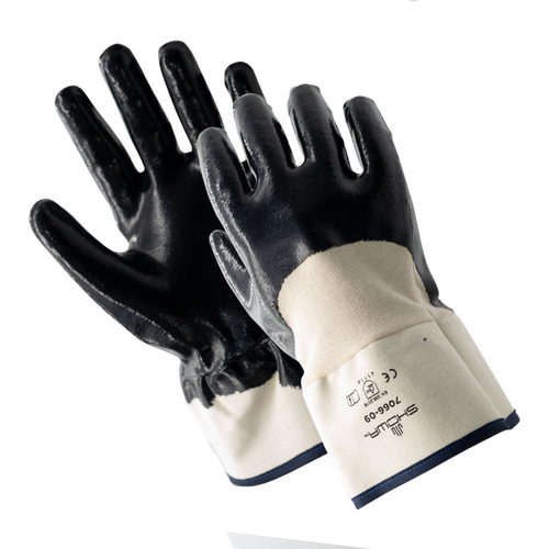 Fully Coated Nitrile Glove Smooth Grip Low-E Pair