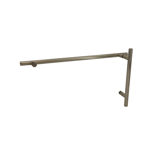 8" x 18" Ladder Pull/Towel Bar Combo - Brushed Bronze