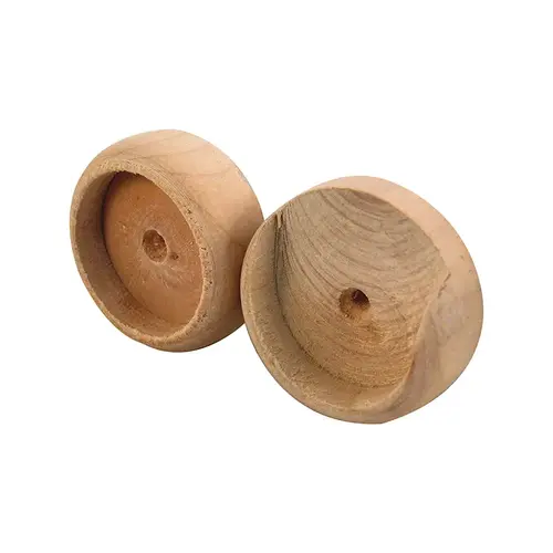 1-3/8" Wooden Closet Pole Socket - pack of 2