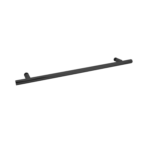 24" Ladder Towel Bar Single-Sided for 1/4" to 1/2" Glass - Matte Black