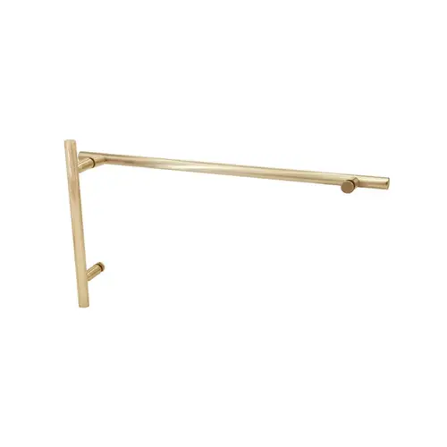 8" x 24" Ladder Pull/Towel Bar Combo - Satin Brass