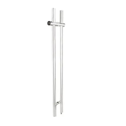 48" Bottom Locking Ladder Pulls - Brushed Stainless