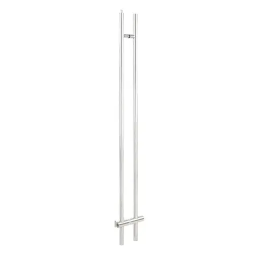Top Locking Ladder Pulls - 72" Polished Stainless