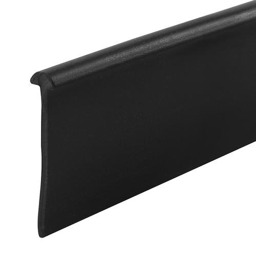 Shower Door Bottom Seal 36" Half Round - Black