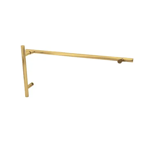 6" x 24" Ladder Pull/Towel Bar Combo - Satin Brass