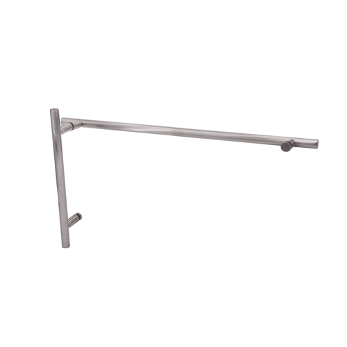 8" x 24" Ladder Pull/Towel Bar Combo - Brushed Nickel