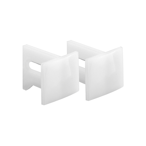 Pocket Door Bottom Guides - 1-1/8" - Plastic - White - pack of 2