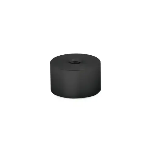 2" Diameter x 1/2" Tall Standoff Base - Textured Matte Black