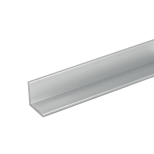 1.5" x 1.5" Aluminum L-Bar Clear Anodized 144" Length