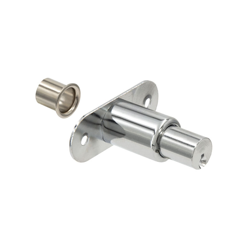 Showcase Track Plunger Lock - Chrome