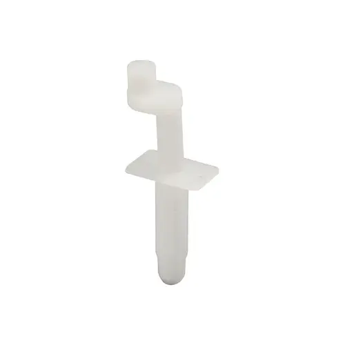 Bi-Fold Door Top Pivot - 3/8" Offset Pivot - Nylon - White Finish - pack of 2