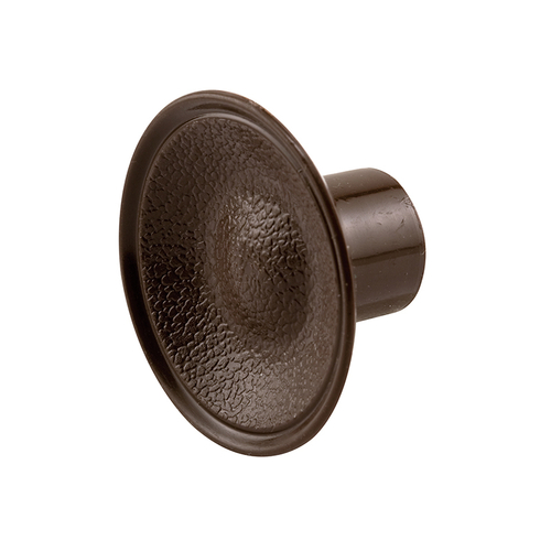 Bi-Fold Door Knobs - 1-13/16" - Outside Diameter - Plastic Construction - Brown - Includes Fasteners - pack of 10