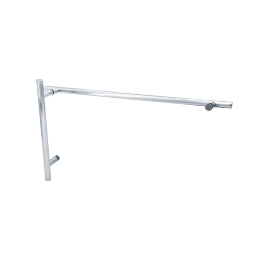 8" x 24" Ladder Pull/Towel Bar Combo - Polished Chrome